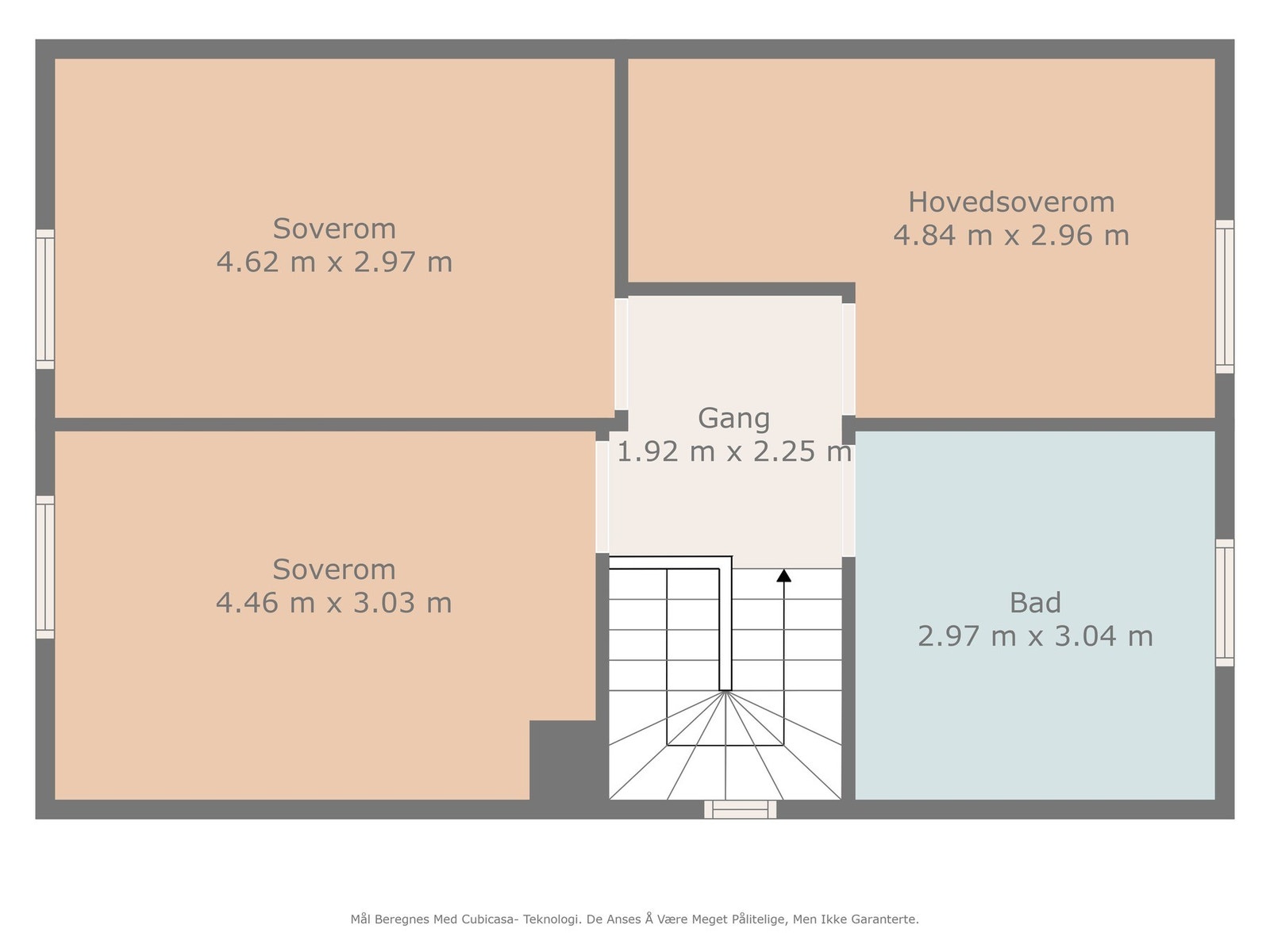 Plantegning 2. etasje Galleribilde
