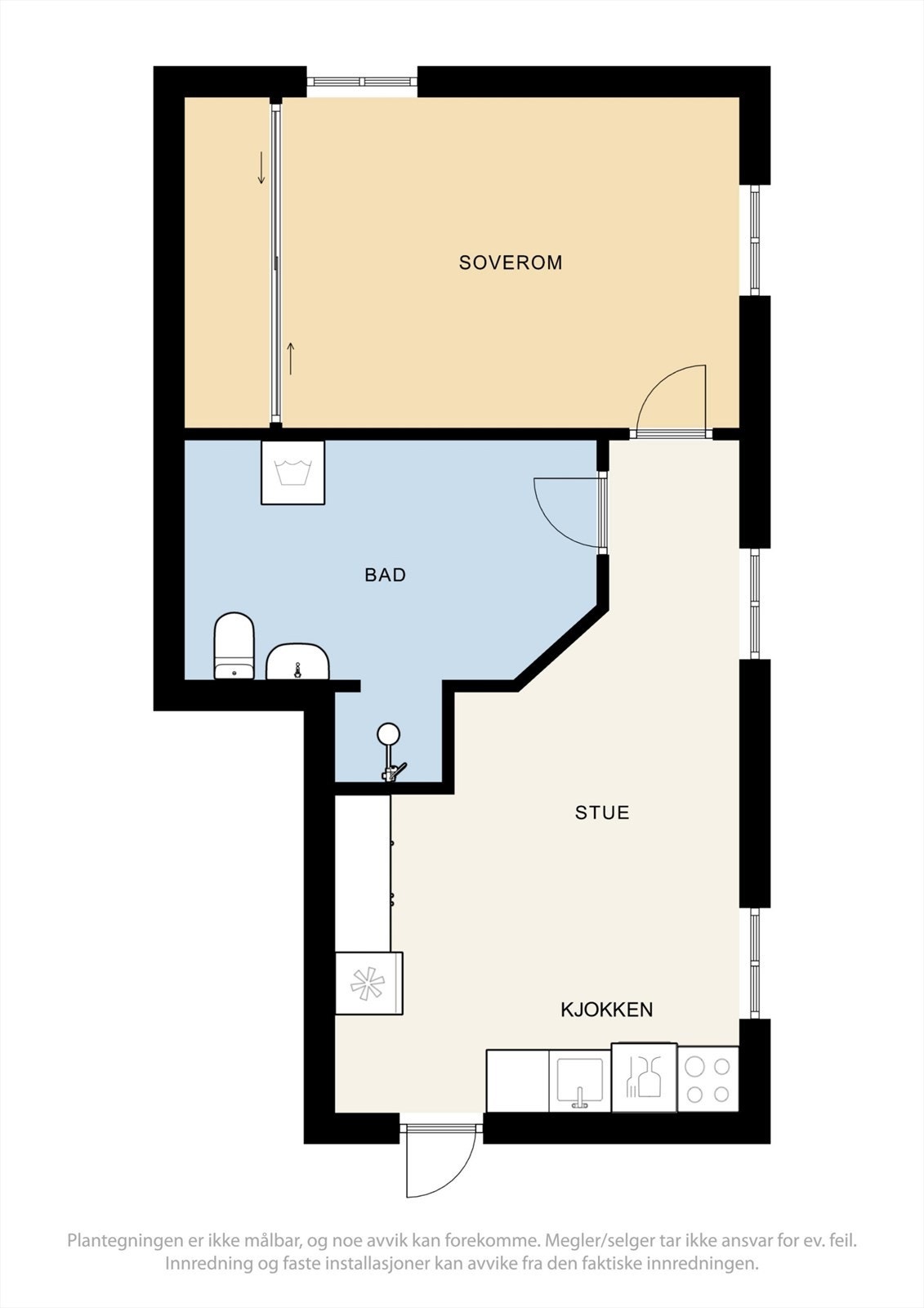 HYBEL 1.ETASJE Galleribilde