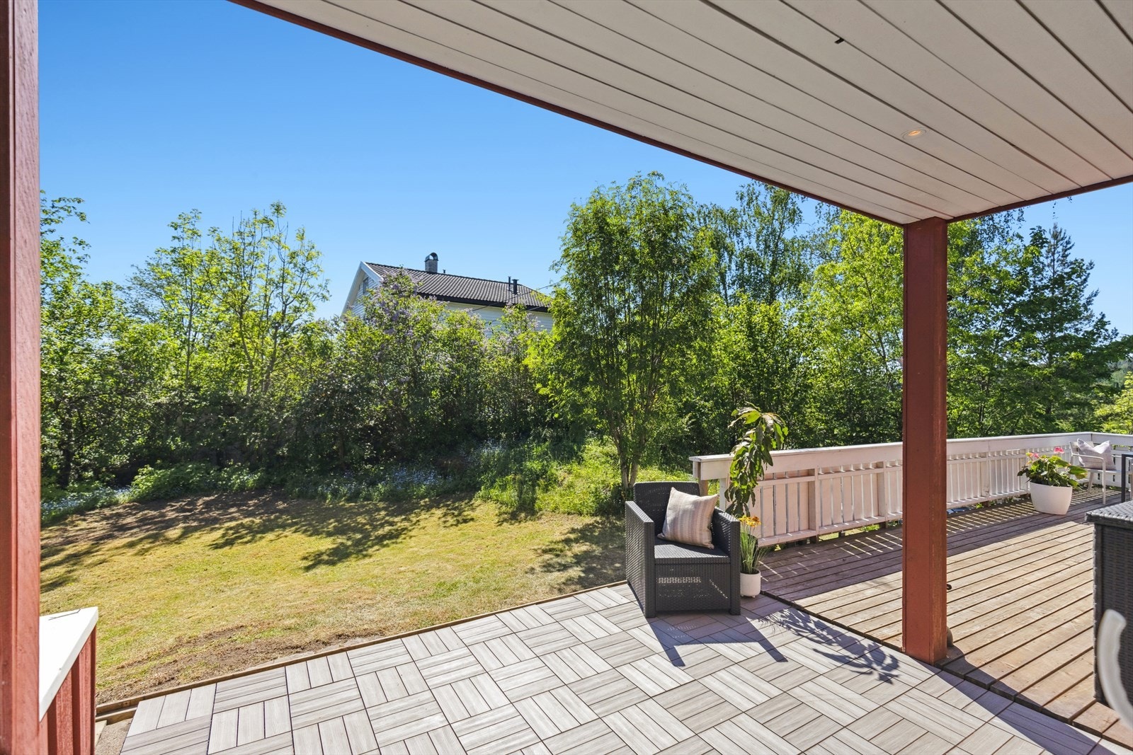 Adkomst til hagen. Galleribilde