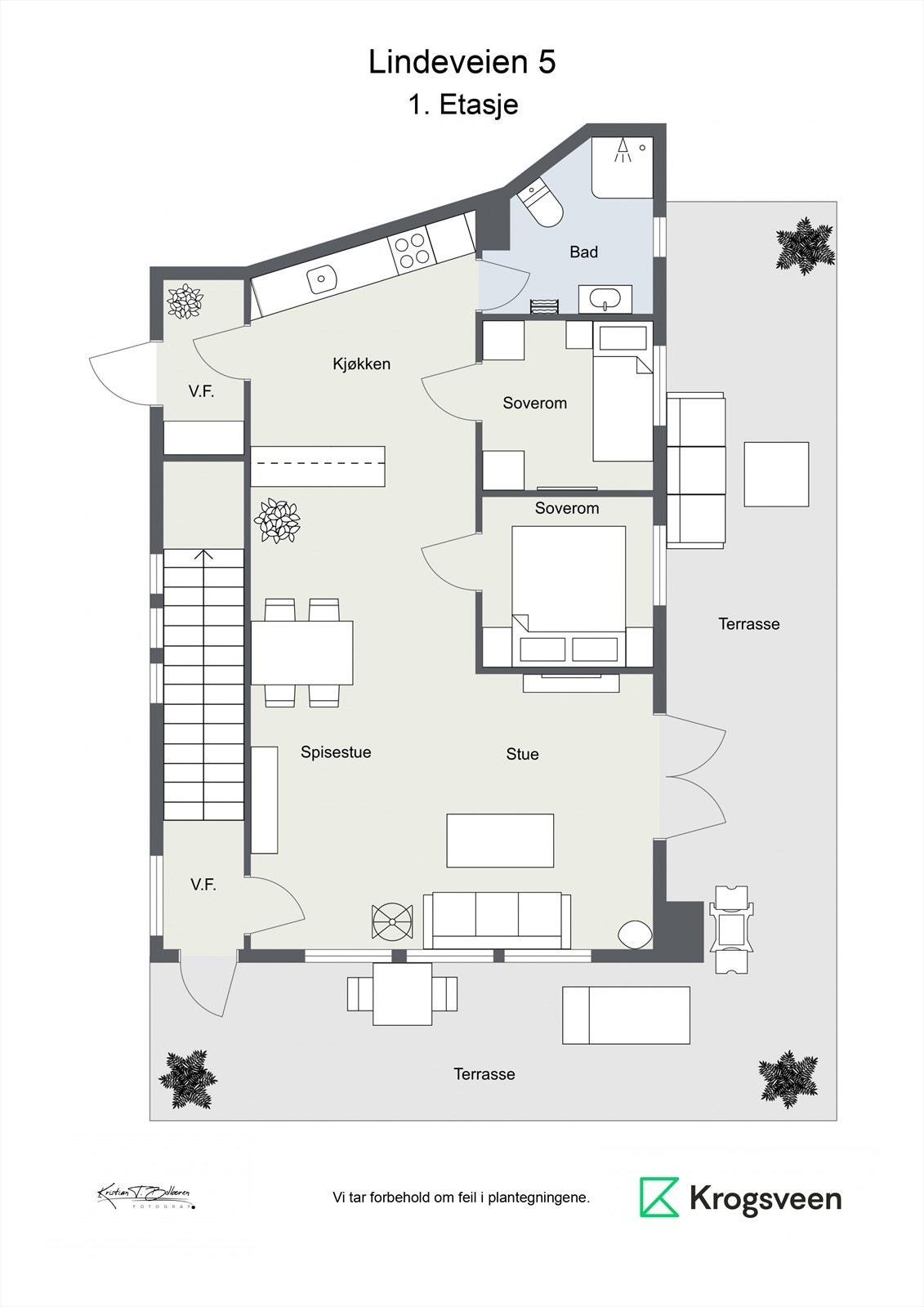 Plantegning underetasje Galleribilde