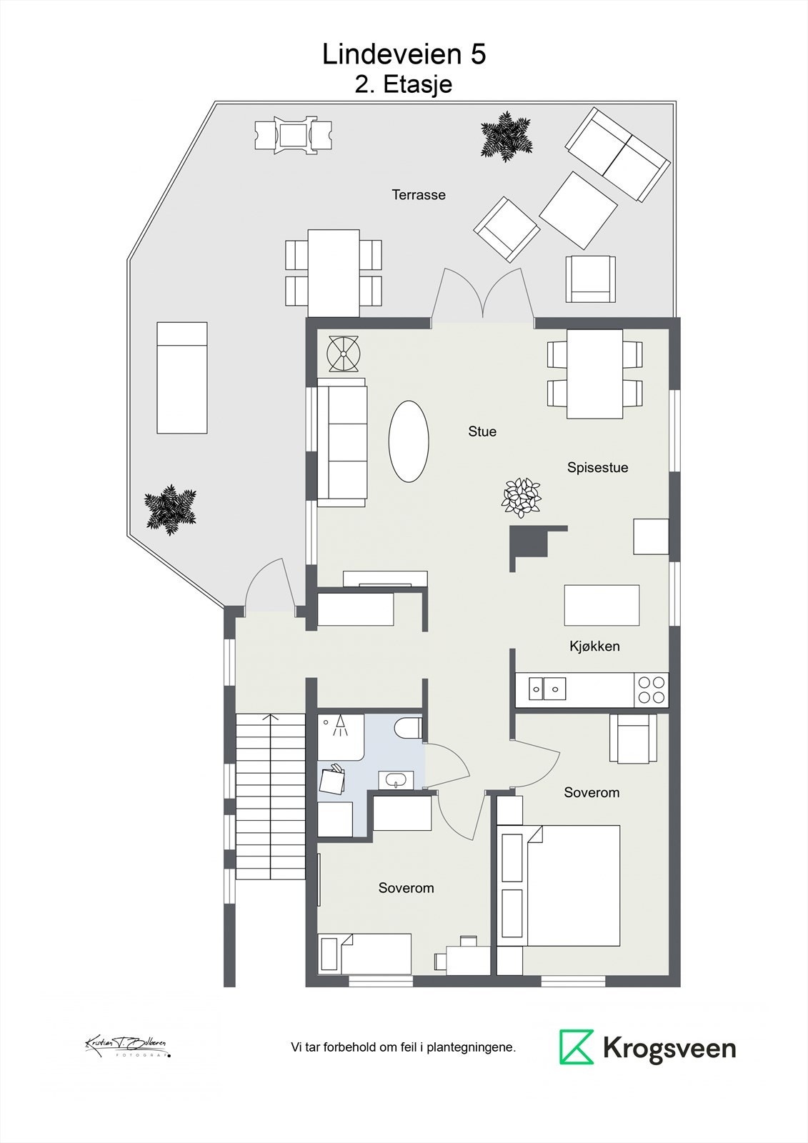 Plantegning hovedetasje Galleribilde