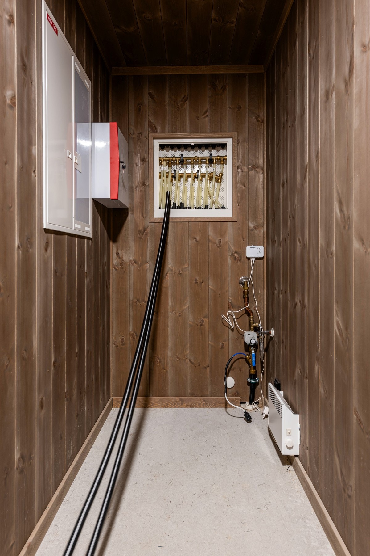 Boden har tilkomst fra utsiden av hytten Galleribilde