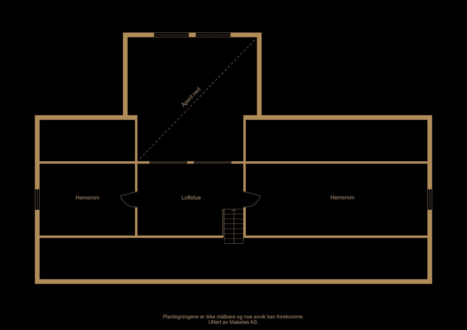 Plantegning hems - illustrasjon, avvik kan forekomme Galleribilde