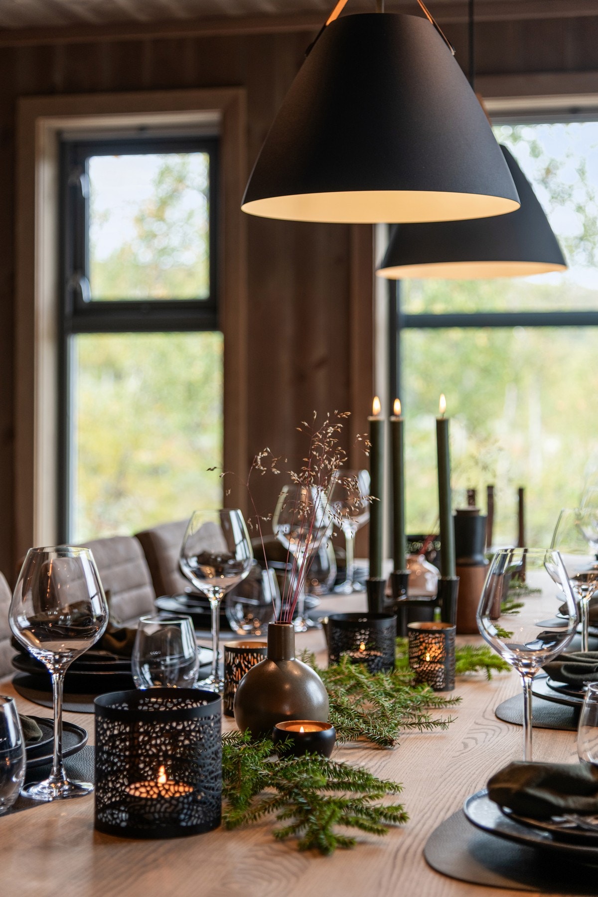 Her møtes moderne design og ekte hyttestemning Galleribilde