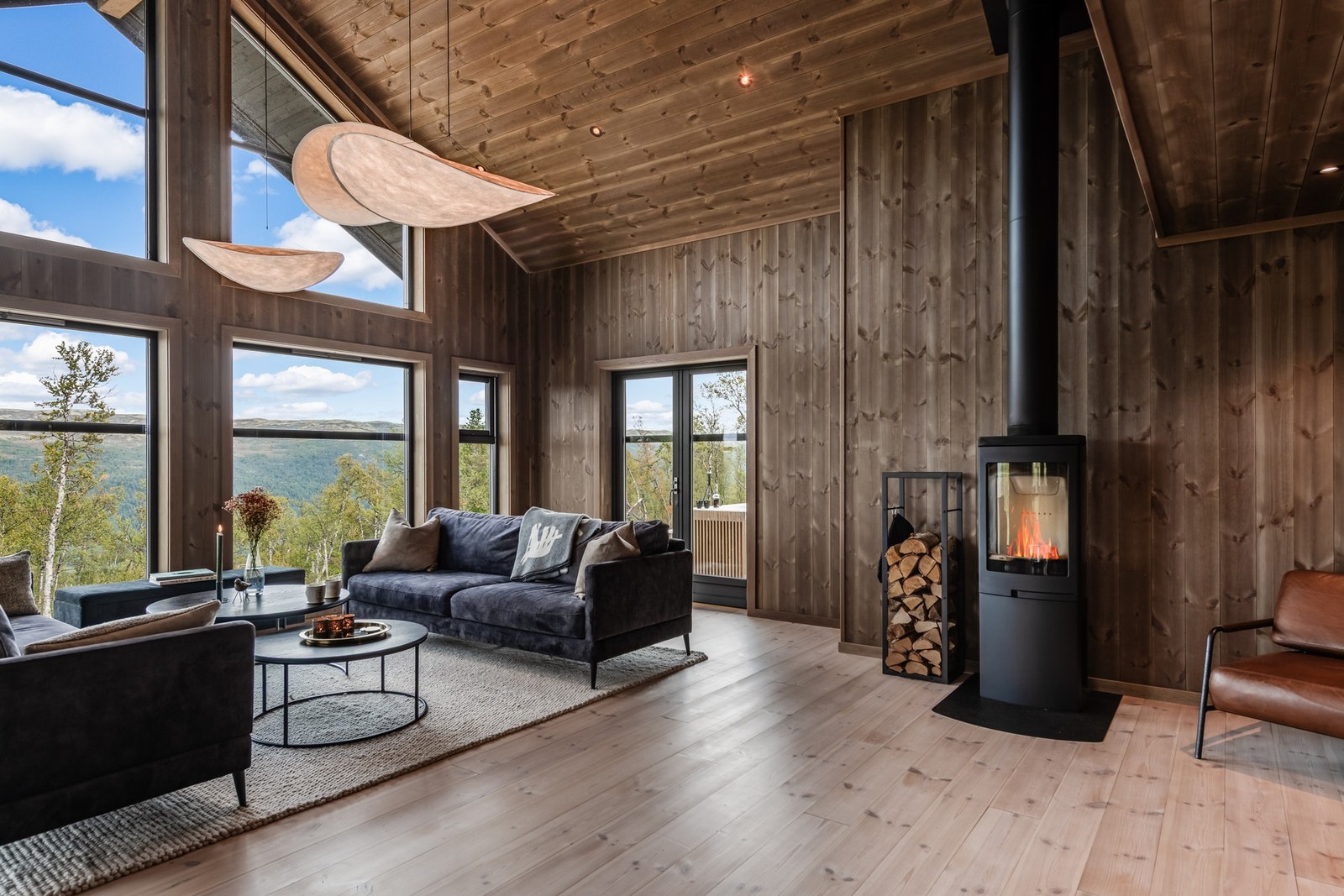 Hytten er full av stilige detaljer som fanger øyet Galleribilde