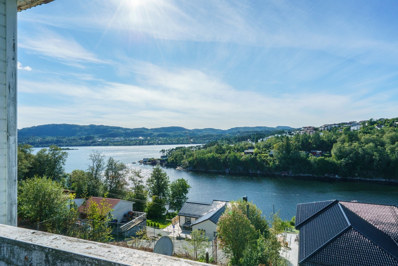 Flott utsikt over Alverstraumen Galleribilde