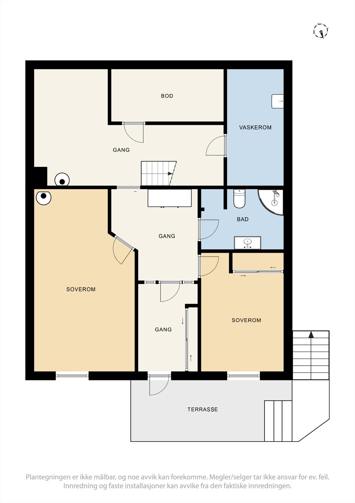 Plantegning underetasje Galleribilde