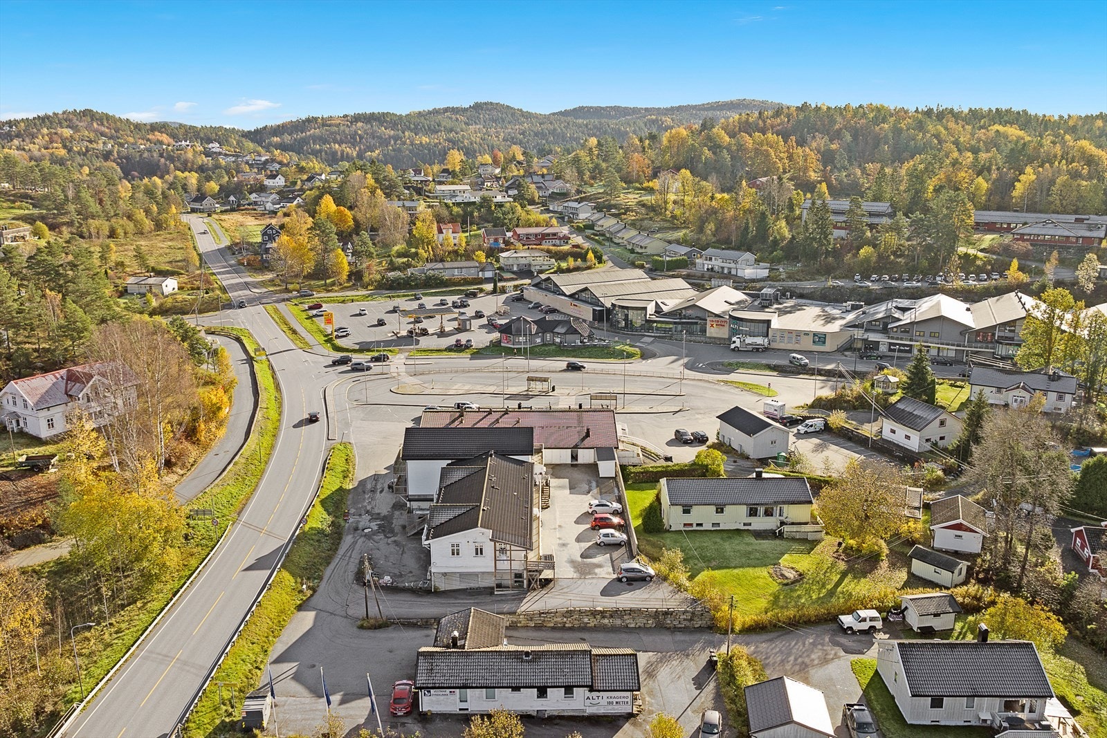 Dronefoto Galleribilde