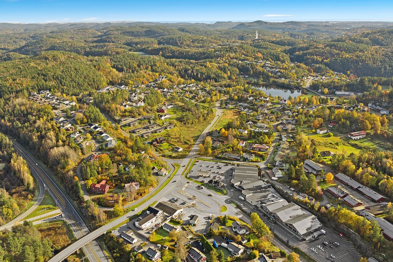 Dronefoto Galleribilde