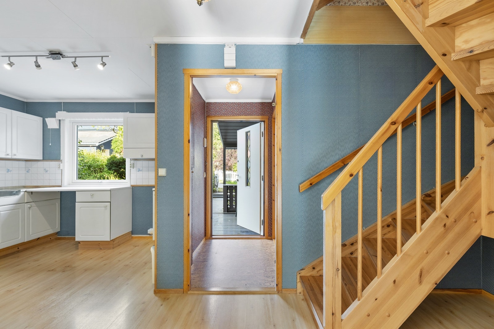 Videre kommer man opp til boligens 2. etasje. Galleribilde