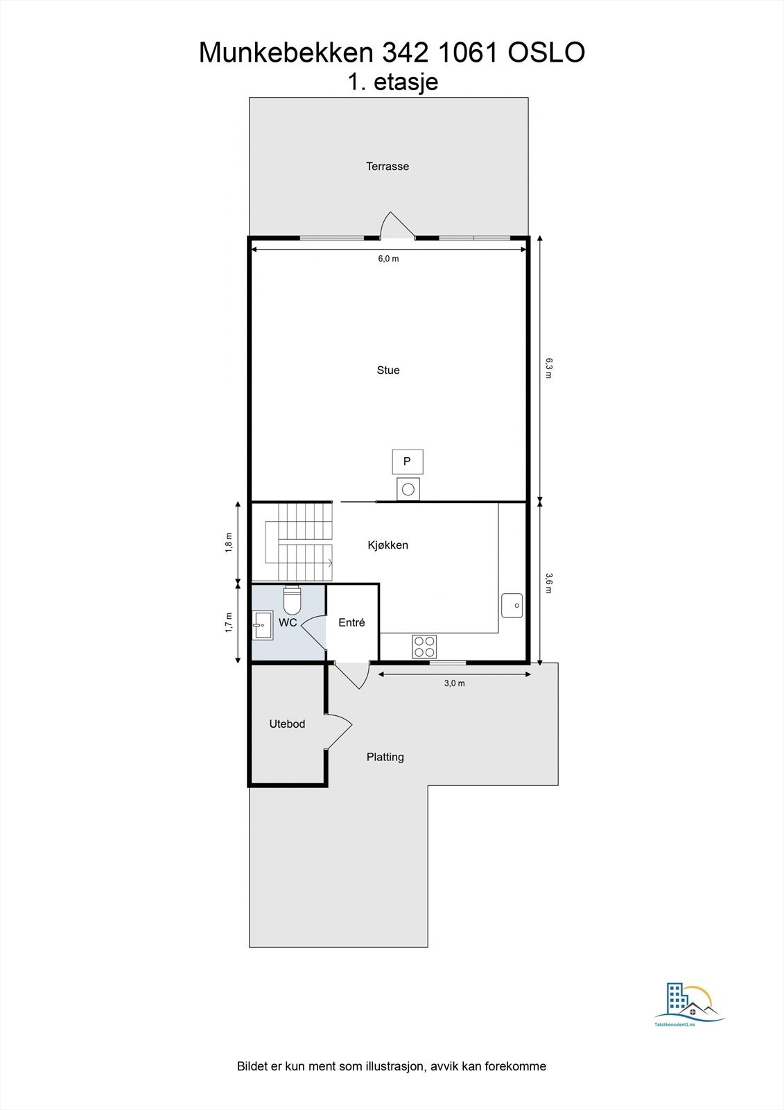 Plantegning - 1. etasje Galleribilde
