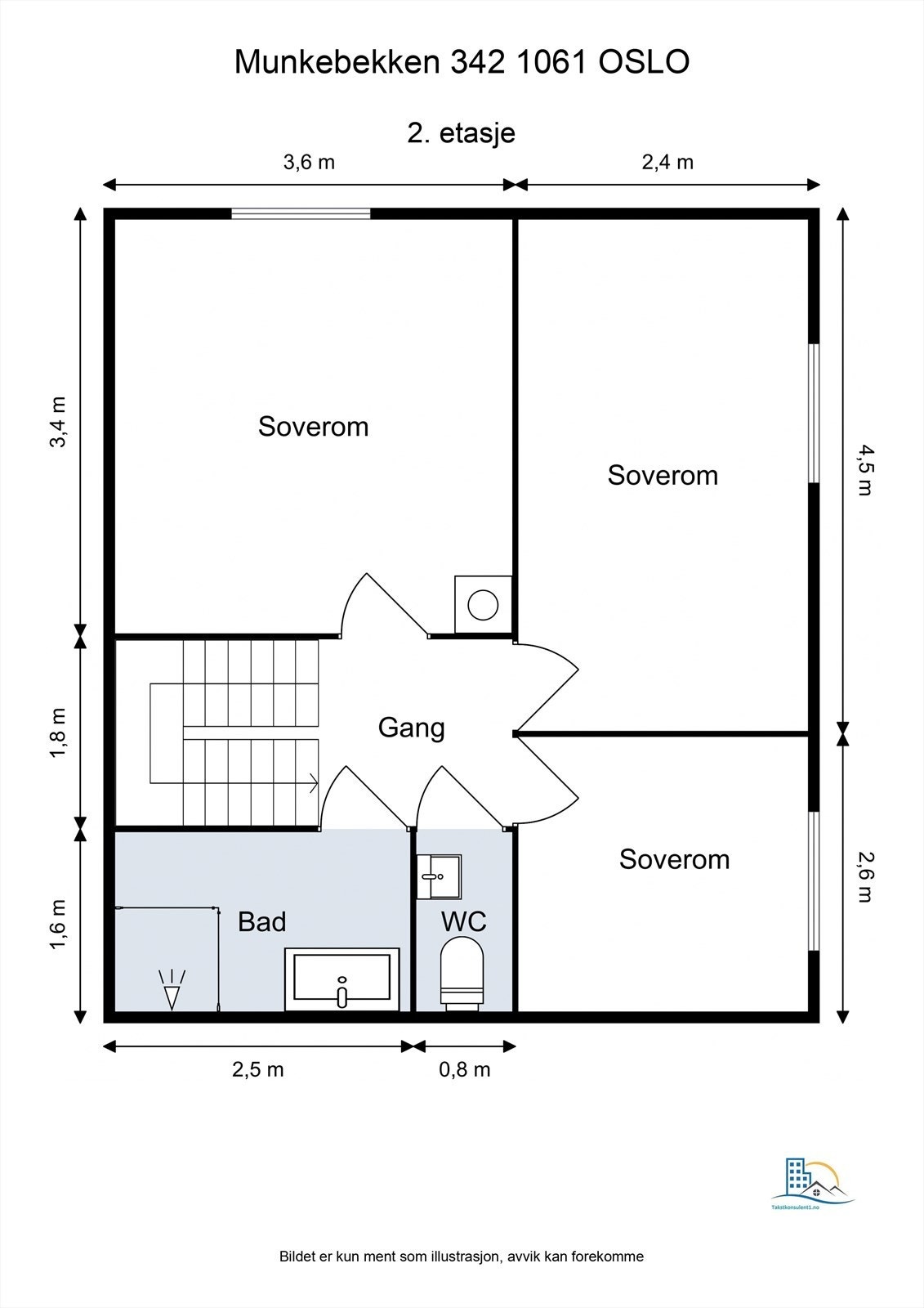 Plantegning - 2. etasje Galleribilde