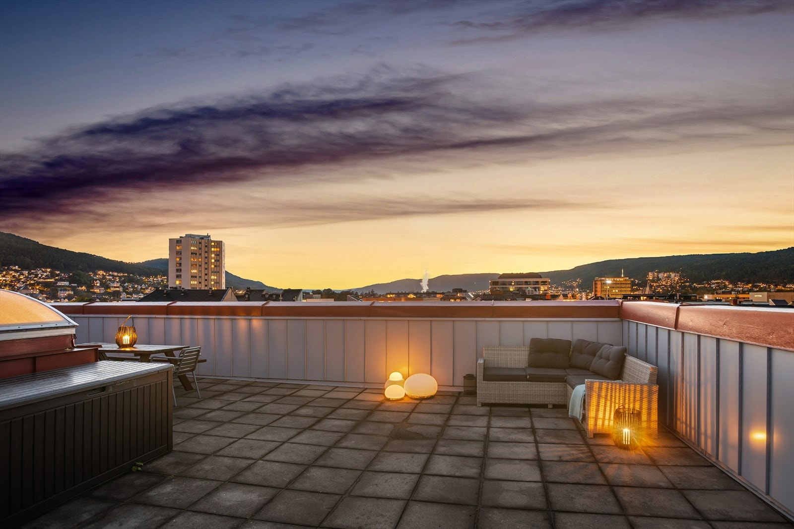 Tilgang til felles takterrasse med fantastisk utsikt Galleribilde