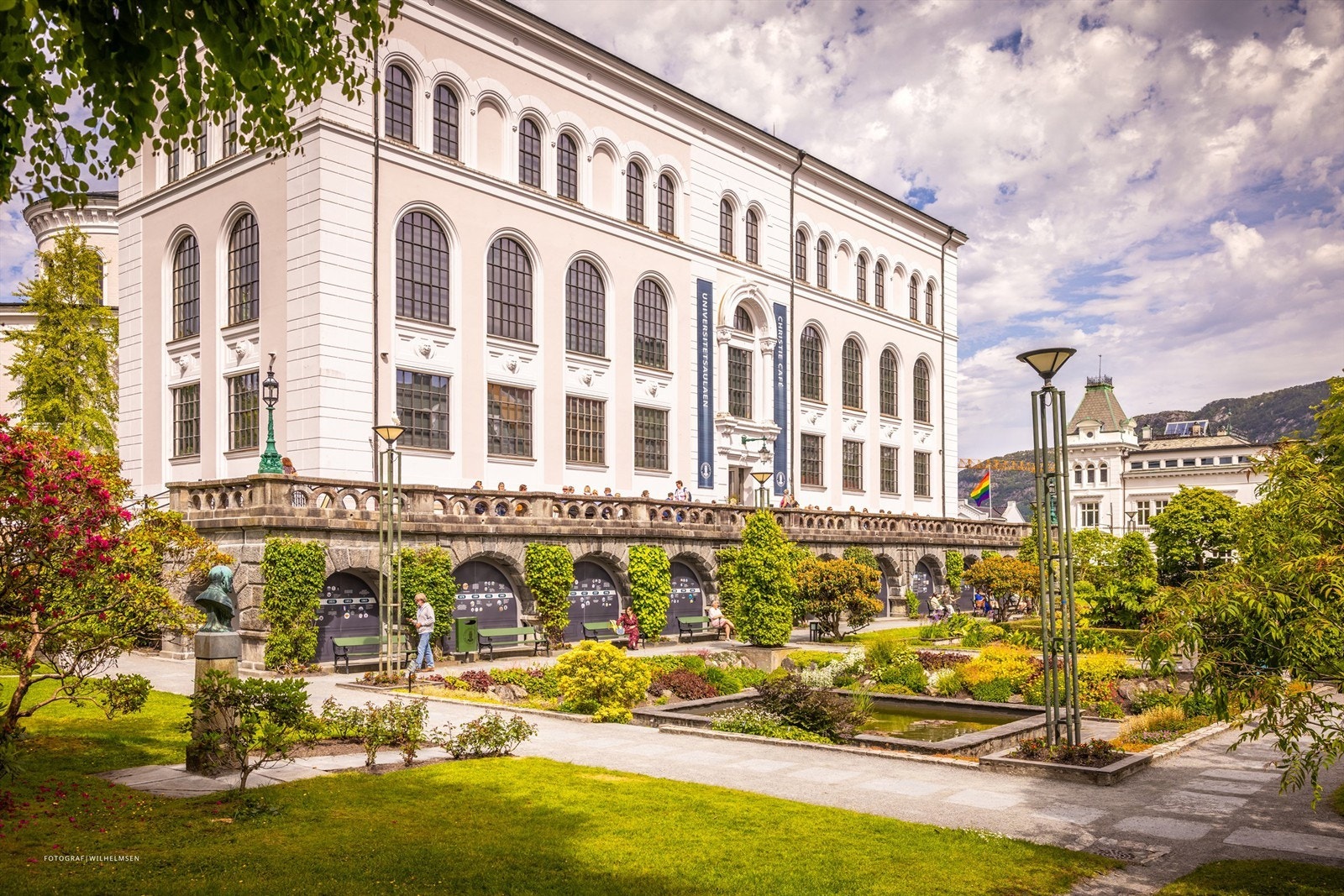 - I Harald Hårfagres gate får man Universitetsmuséet og den nydelige botaniske hage som en av de nærmeste naboene - Galleribilde