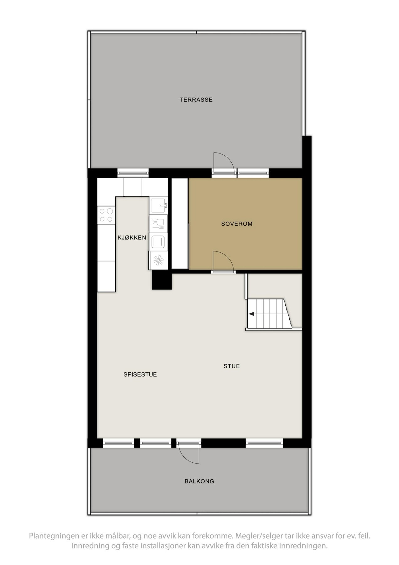 Plantegning 2. etasje Galleribilde