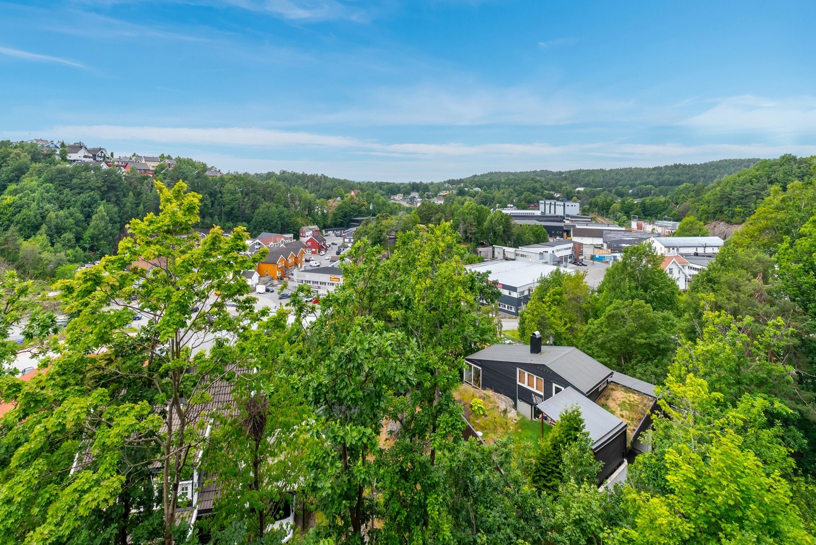 Utsikten fra balkongen. Galleribilde