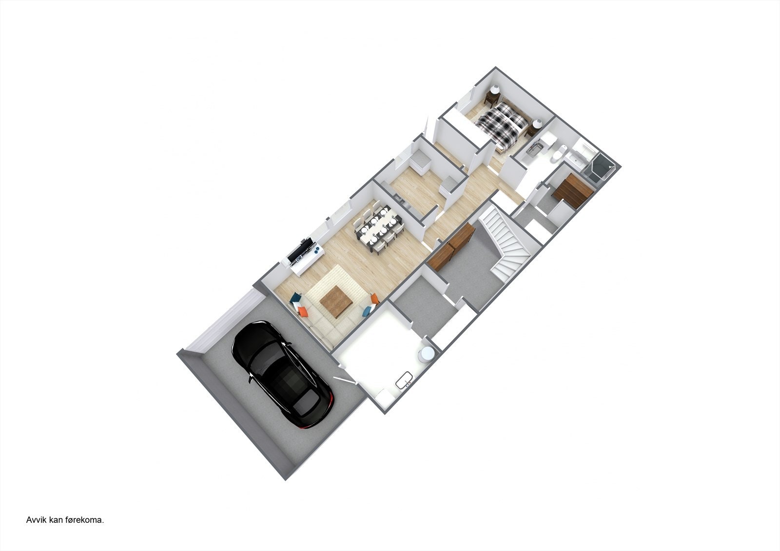 Planteikning 3D Kjellar Galleribilde