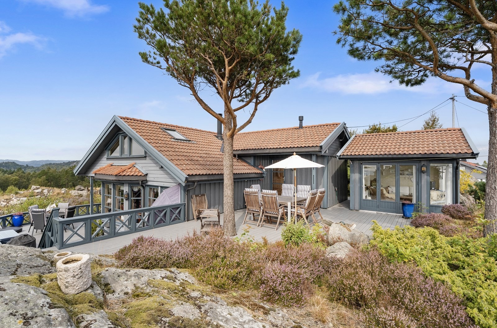 Her har man flere fine uteområder. Galleribilde