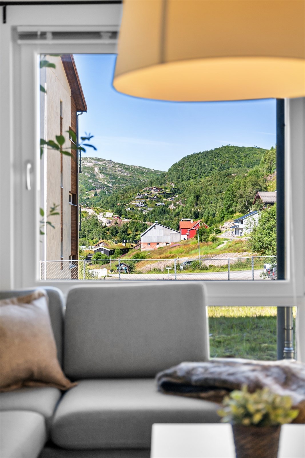 Utsikt mot skitrekket Galleribilde