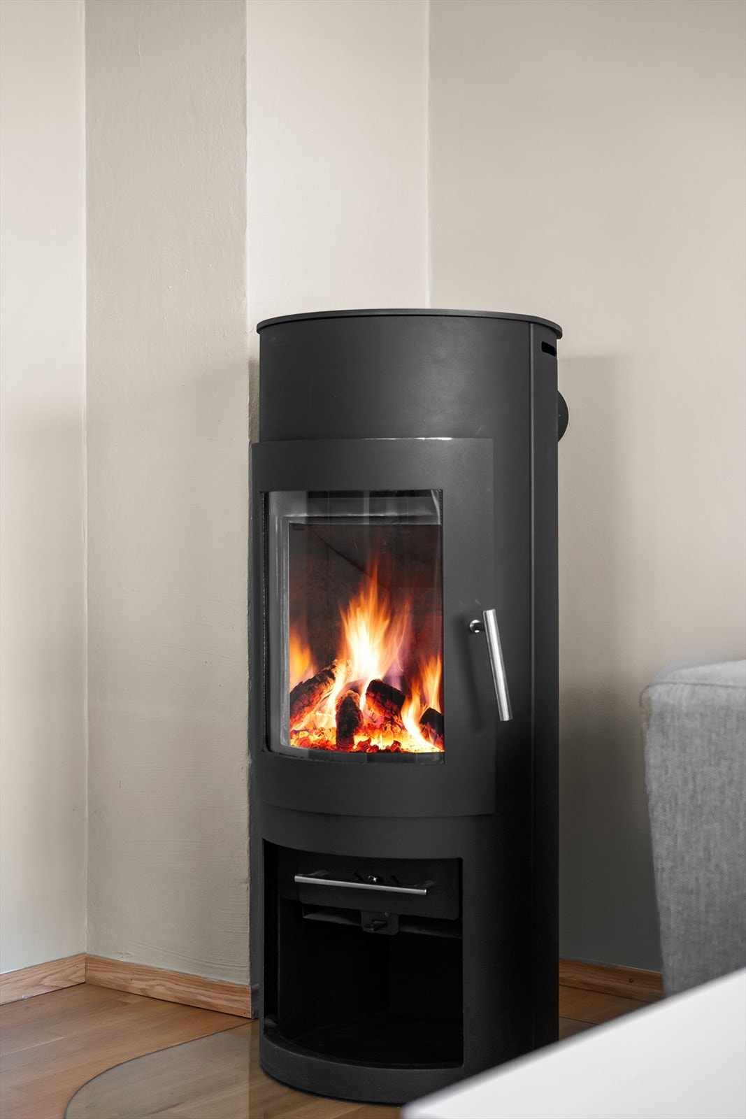 Koselig med peisovn Galleribilde