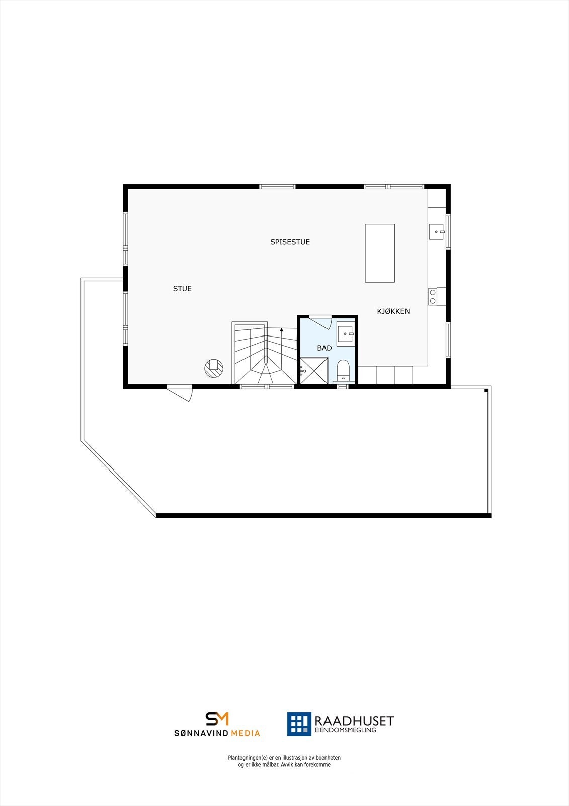 2D Plantegning | 2. Etasje Galleribilde