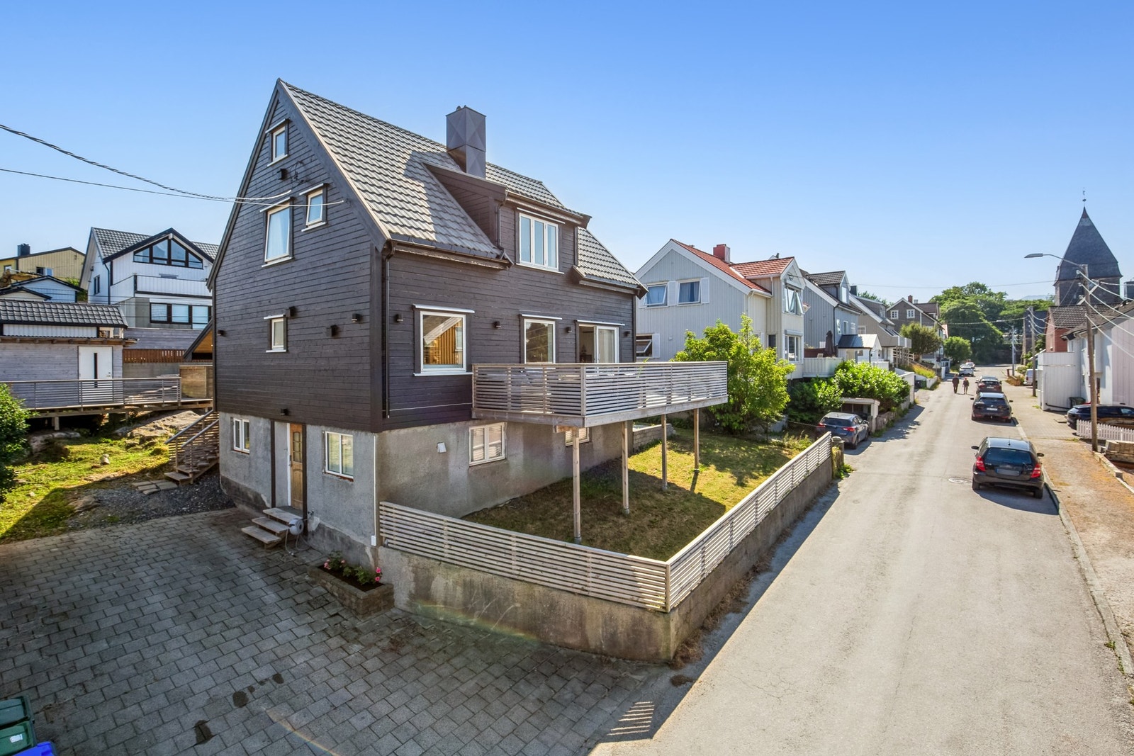 Pent opparbeidet uteområde Galleribilde