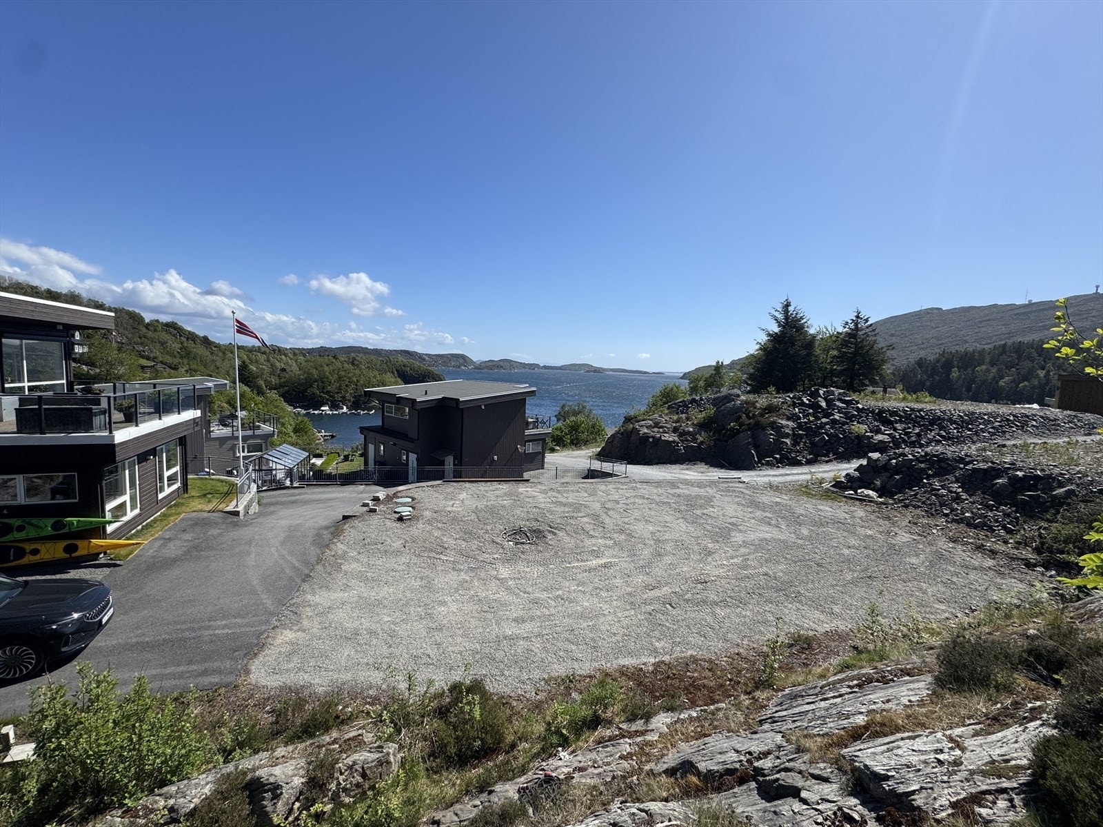 Vann og avløp er lagt frem til tomte grensen Galleribilde