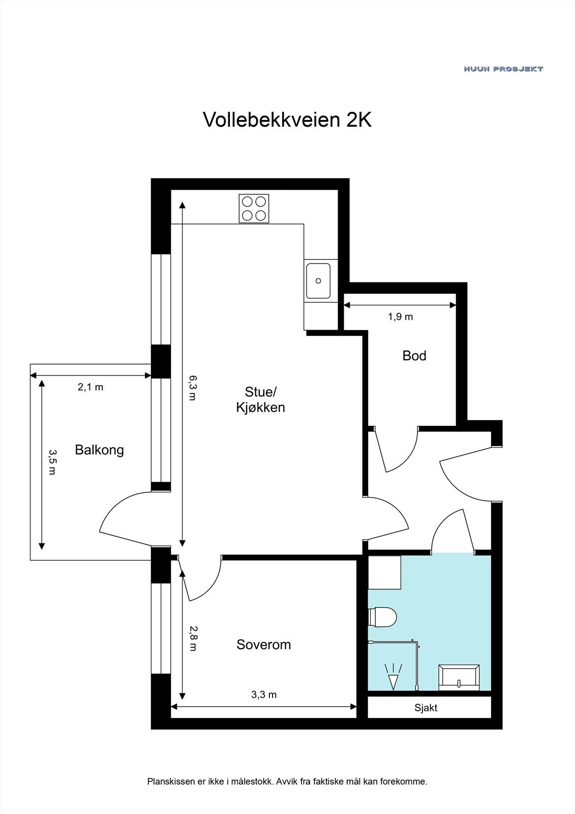 Vollebekkveien 2K - 2D Floor Plan.jpg Galleribilde