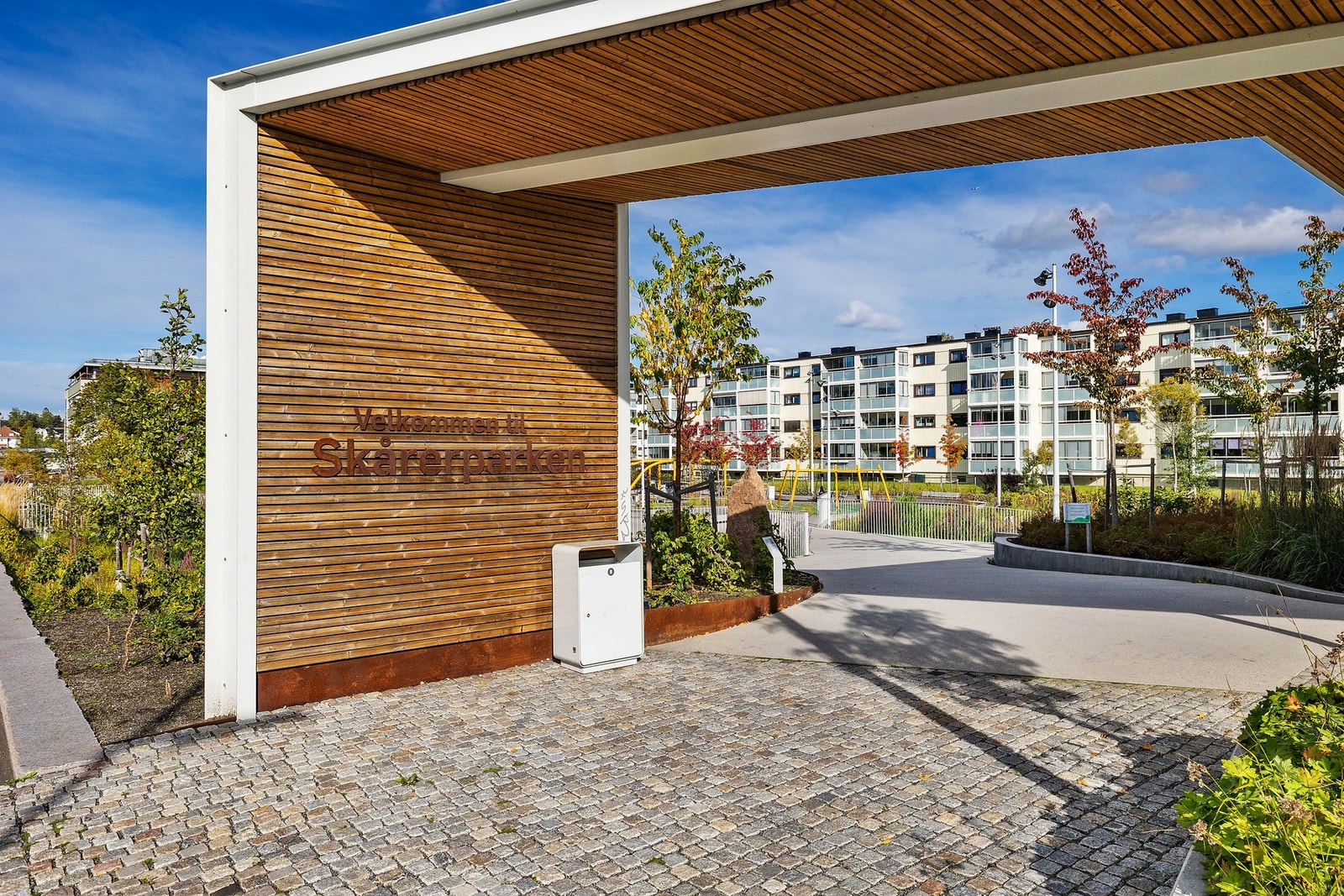 Leiligheten har en super beliggenhet rett ved Skårerparken. Galleribilde