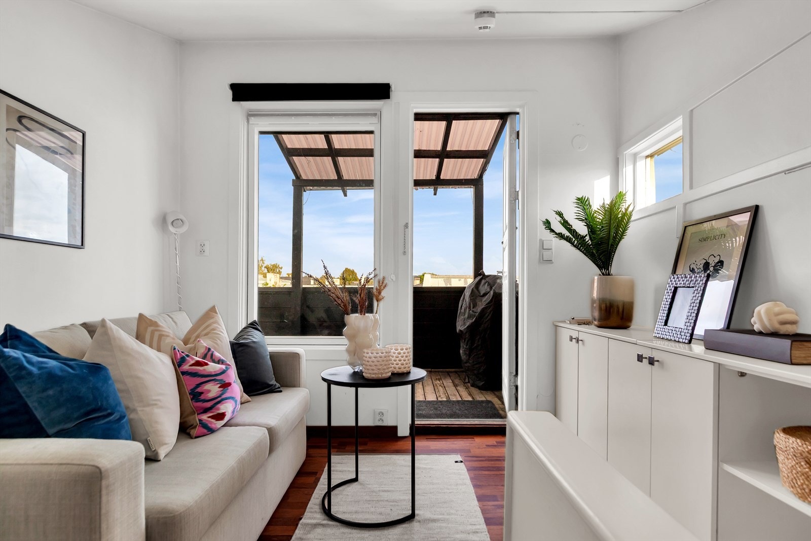 Fra loftstuen har du adgang til boligen høydepunkt. Galleribilde