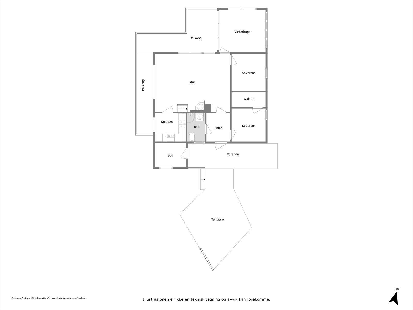 Plantegning. Galleribilde