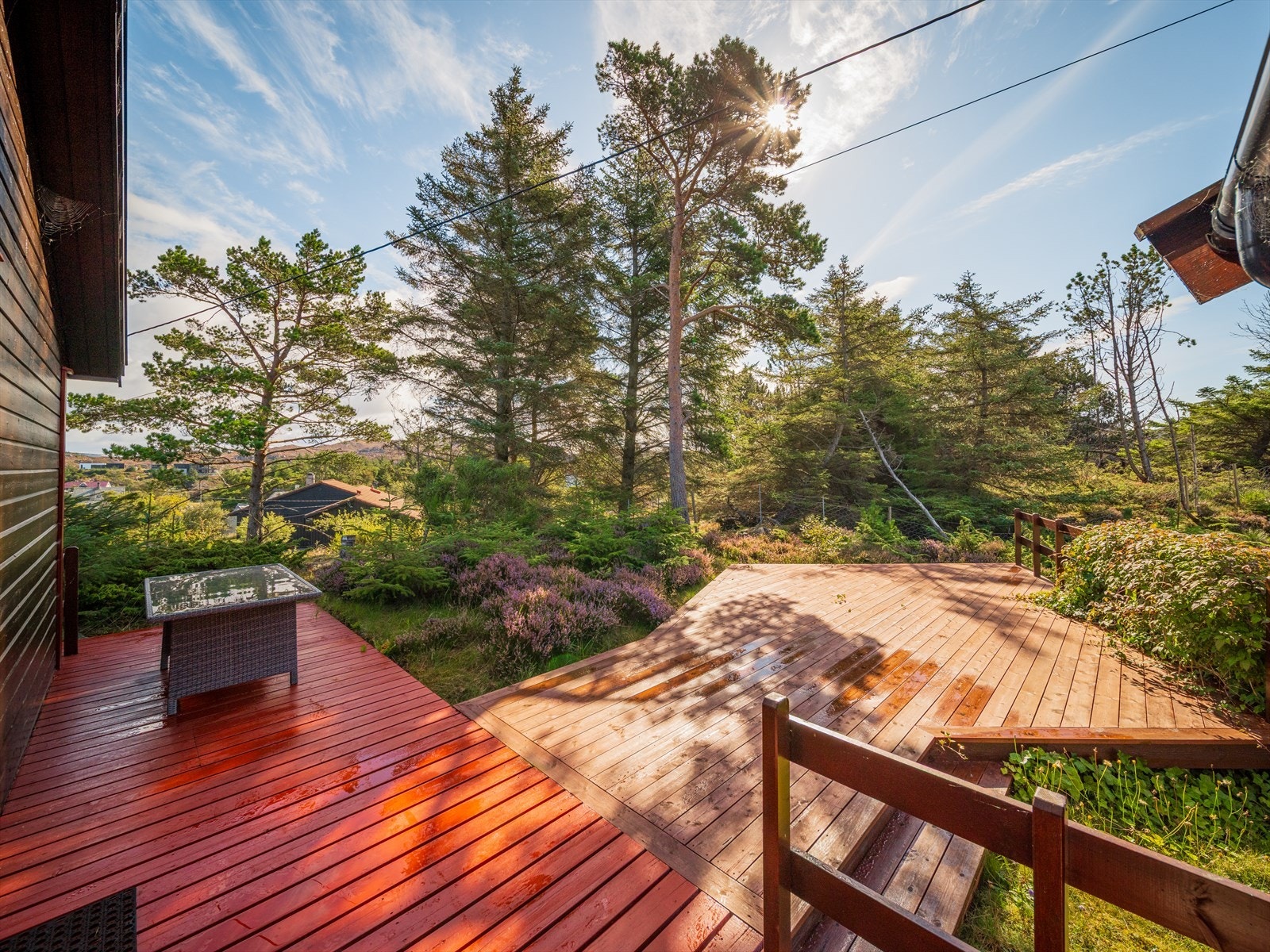Her kan du nyte fine vår- og sommerdager i usjenerte omgivelser. Galleribilde