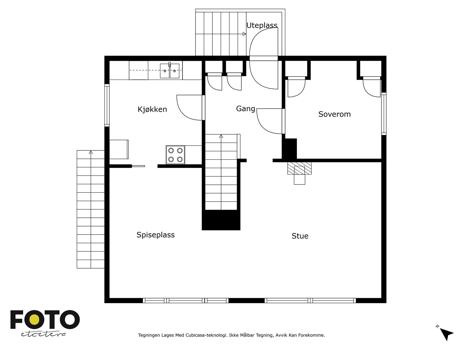 1. etasje - Planskisse - Ikke målbar Galleribilde