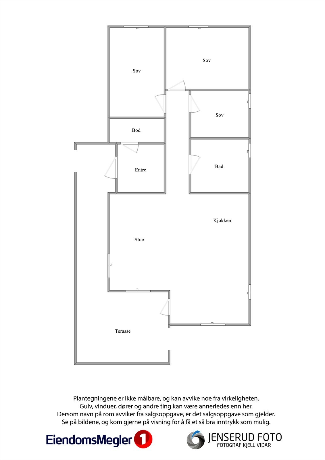 Plantegning Badstulirunden 29 Galleribilde