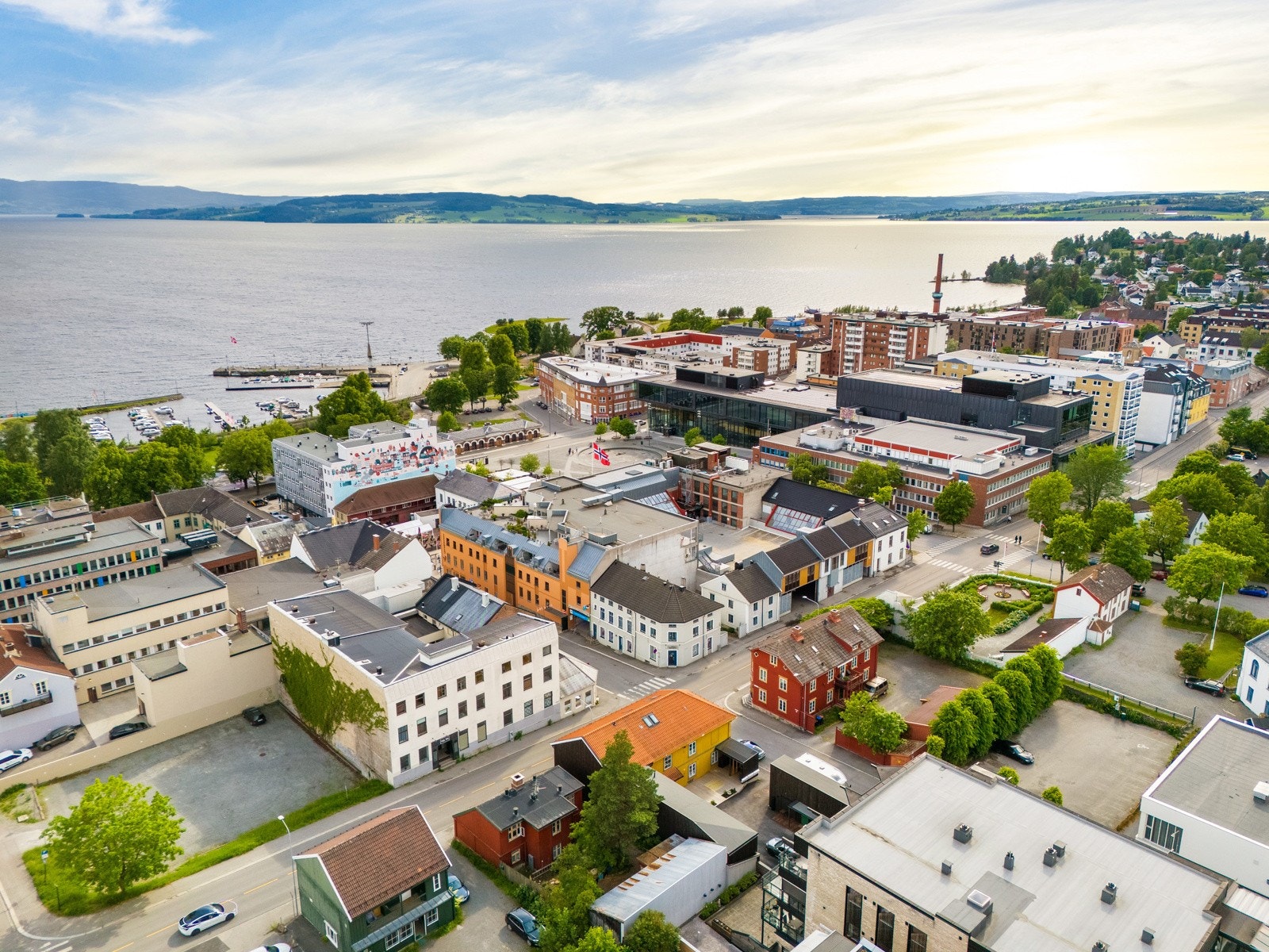 Dronefoto Galleribilde