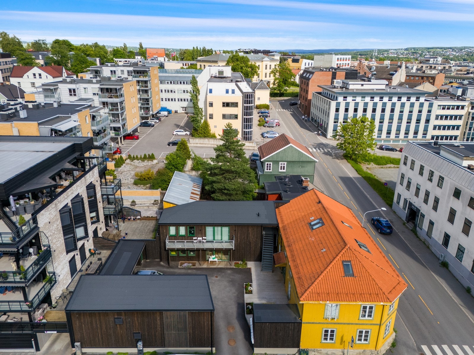 Dronefoto Galleribilde