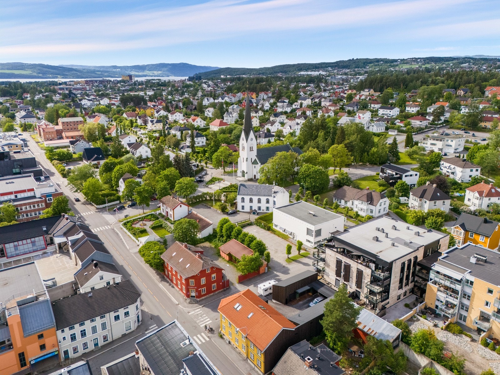 Dronefoto Galleribilde