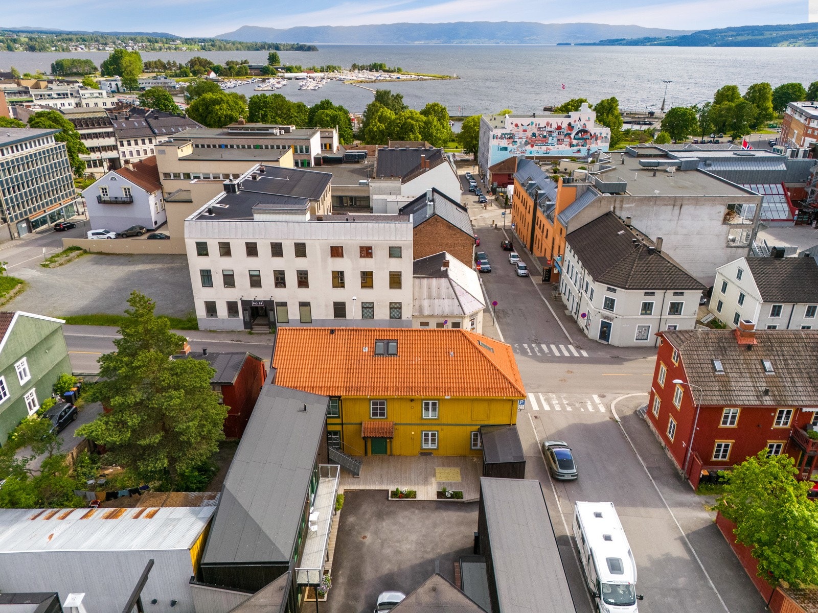 Dronefoto Galleribilde