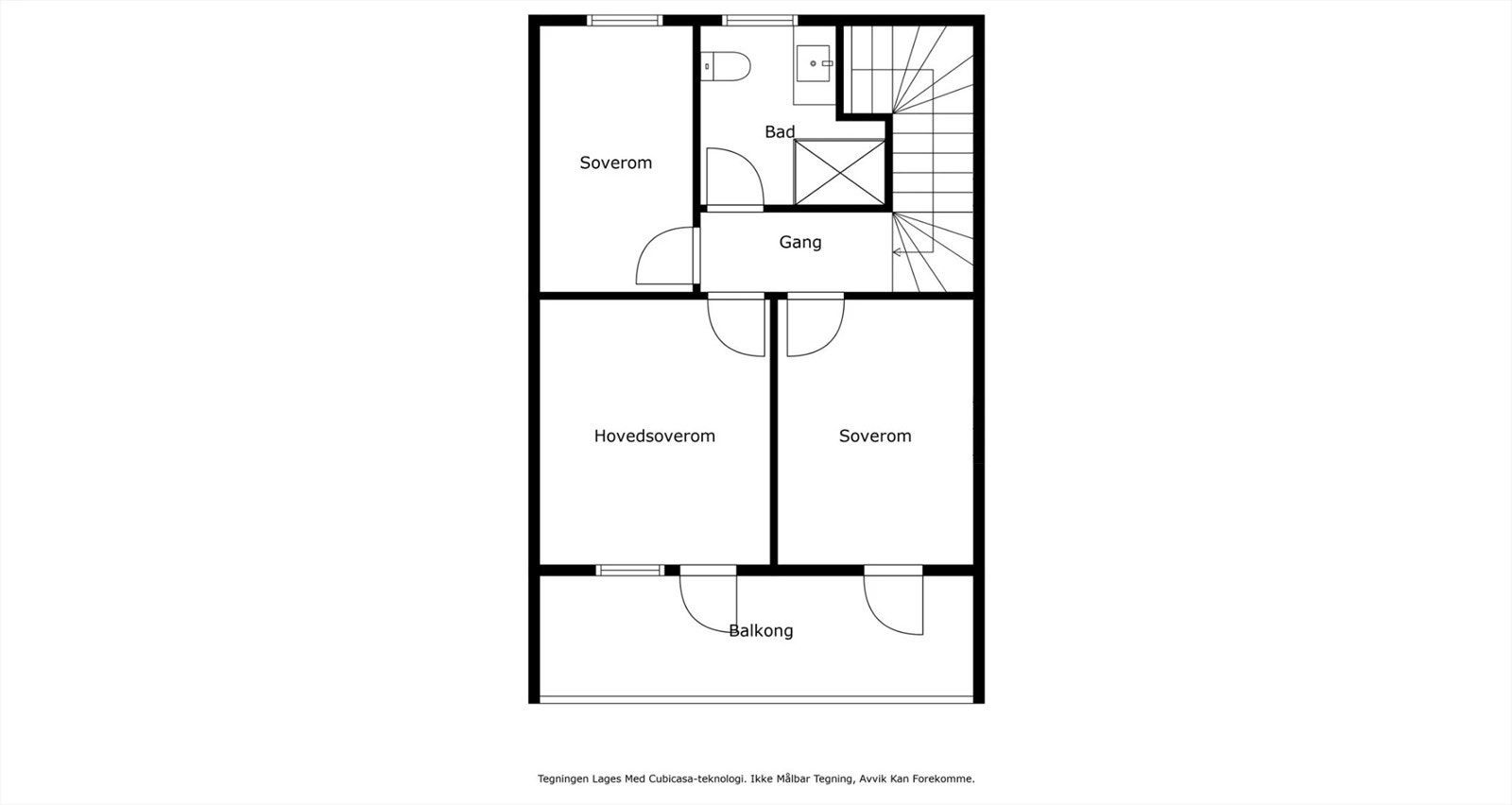 Plantegning 2. etasje Galleribilde