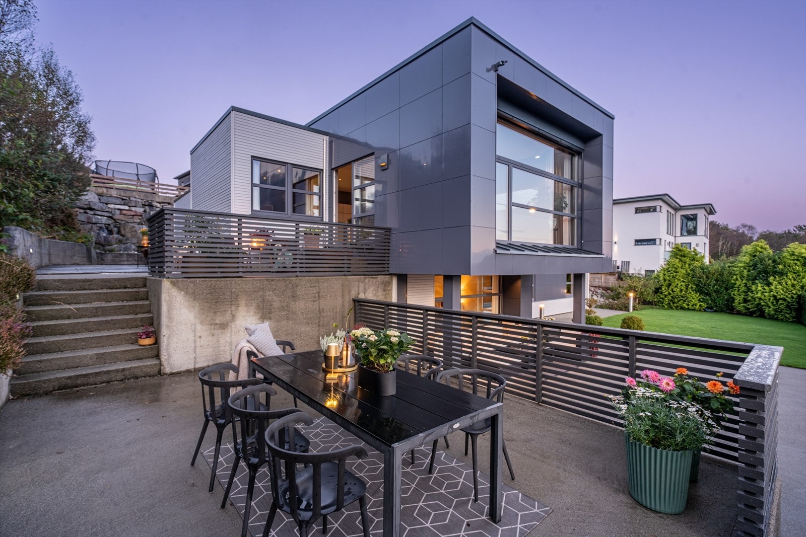 Tomten har flere ulike soner hvor en kan oppholde seg Galleribilde