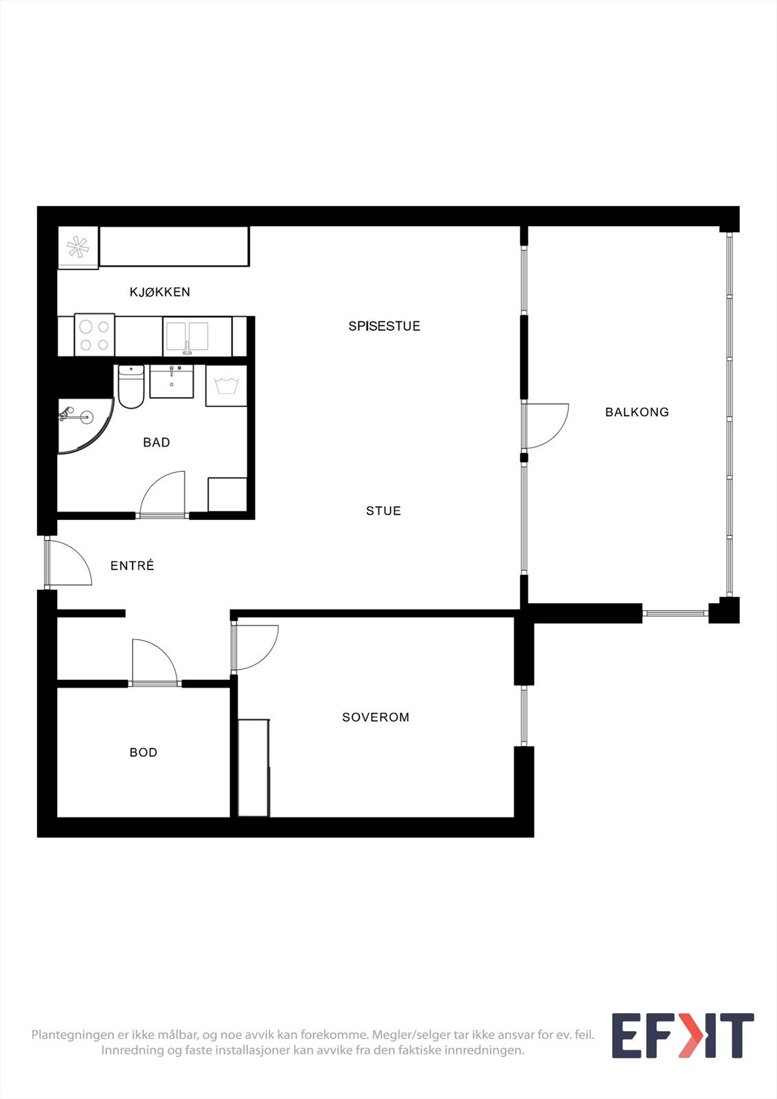 Plantegning Galleribilde