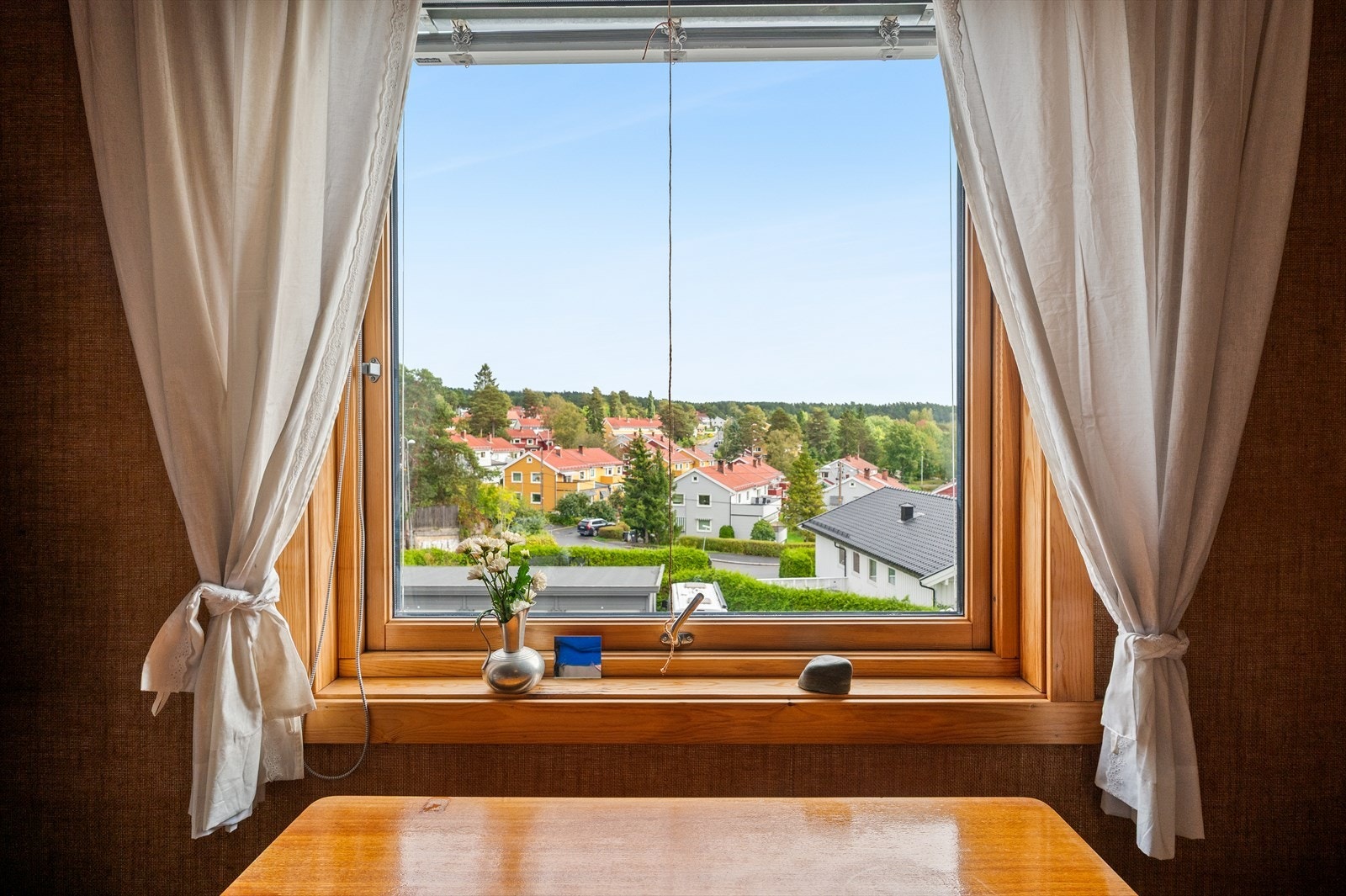 Hyggelig utsikt til hjemmekontoret. Galleribilde