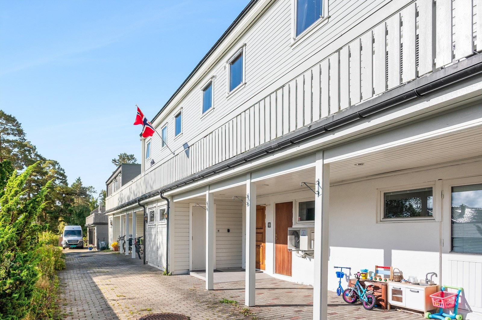 Det er monter varmepumpe i boligen. Galleribilde