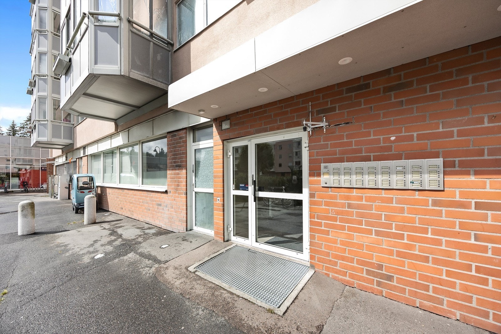 Inngangspartiet til bygget Galleribilde