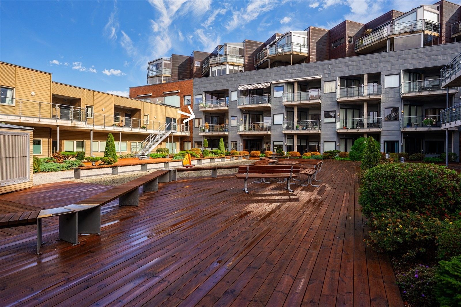 Flotte parkaktige fellesområder. Galleribilde