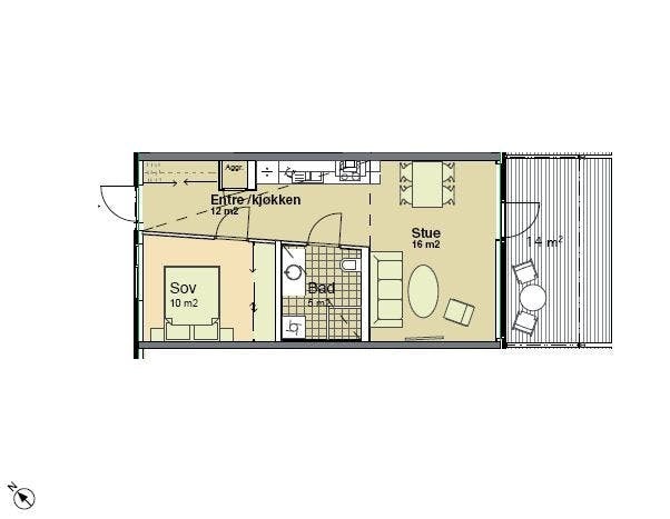 Planskisse Galleribilde