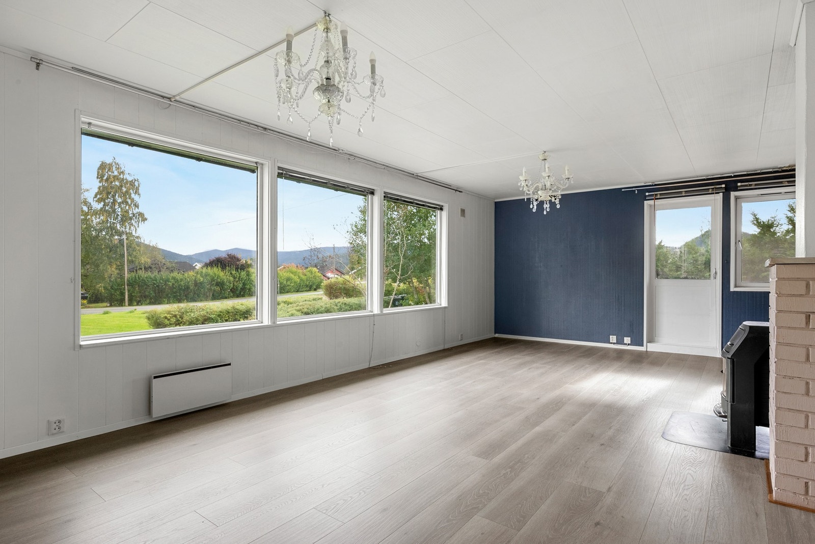 Fra stuen er det utgang til platting. Galleribilde