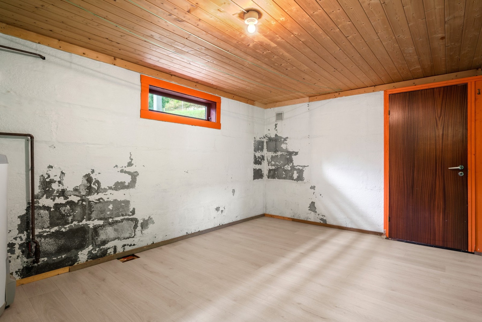 Vaskekjelleren har egen inngang. Galleribilde