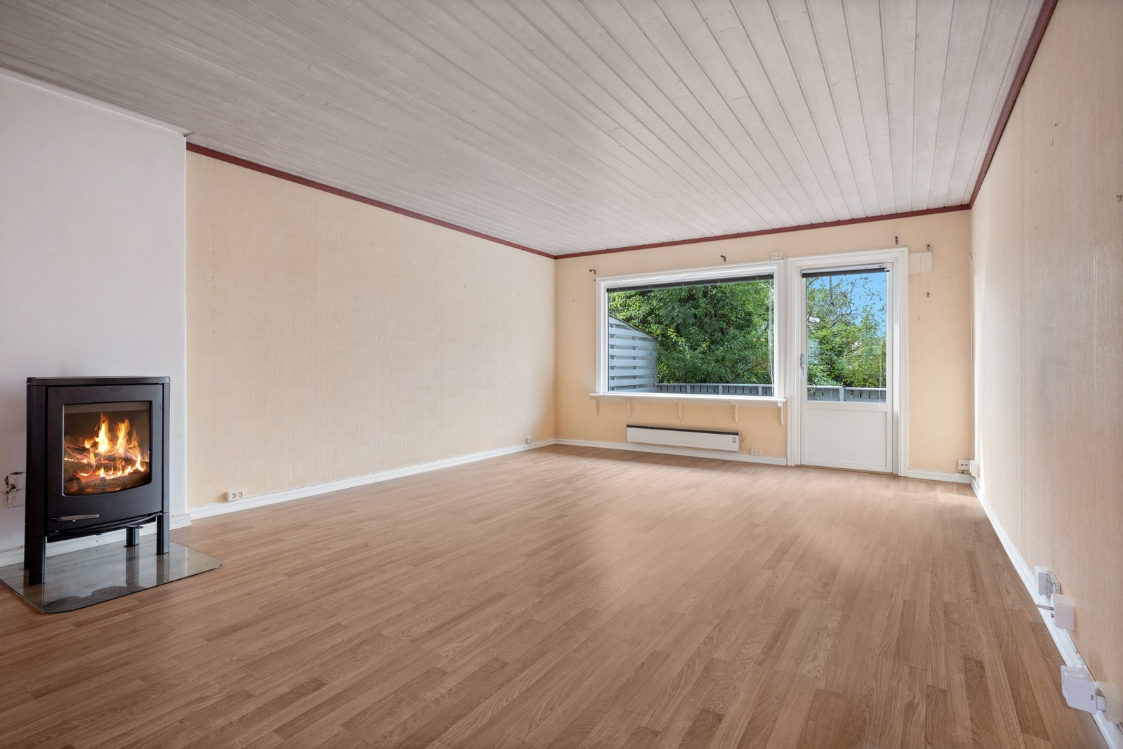 For den som ønsker å sette sitt preg og skape et moderne hjem, byr leiligheten på mange muligheter. Galleribilde