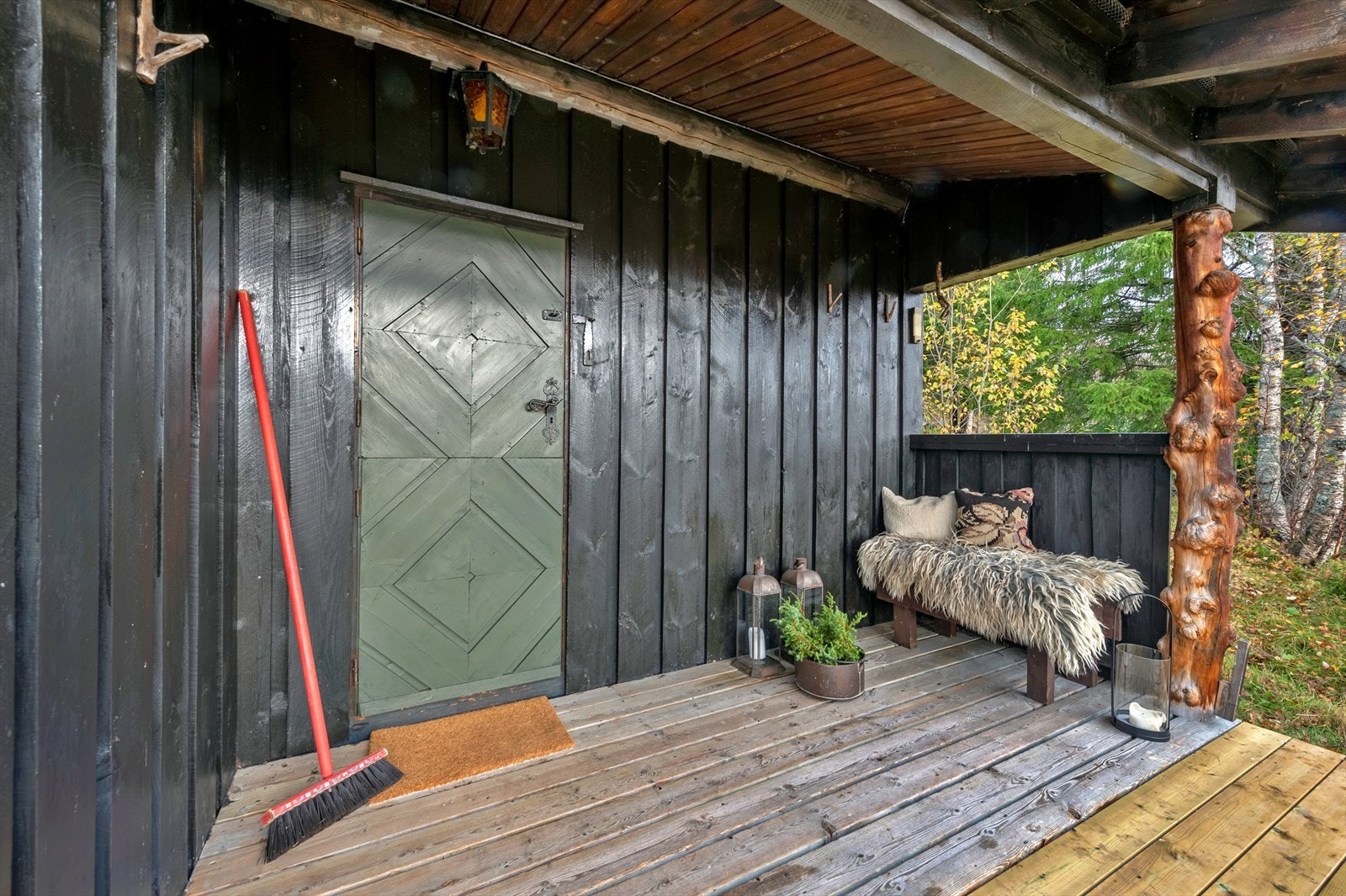 Overbygd inngangsparti Galleribilde